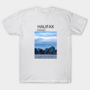 Halifax Nova Scotia Canada Skyline Cityscape Gift for Canadian Canada Day Present Souvenir T-shirt Hoodie Apparel Mug Notebook Tote Pillow Sticker Magnet T-Shirt